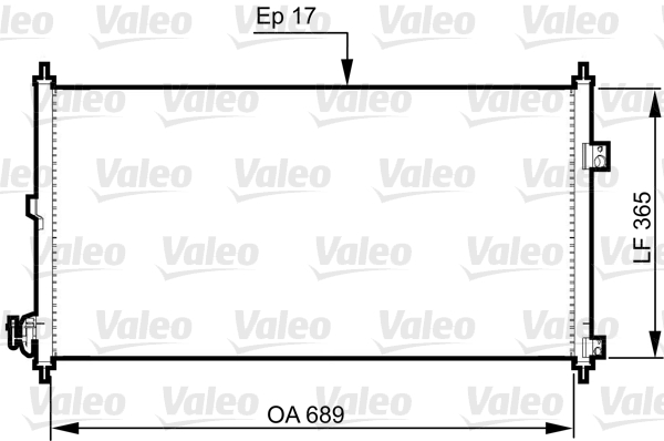 Airco condensor Valeo 814331