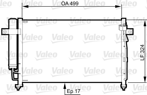 Airco condensor Valeo 814341