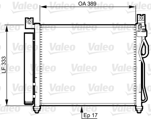 Airco condensor Valeo 814346