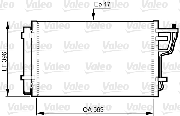 Airco condensor Valeo 814351