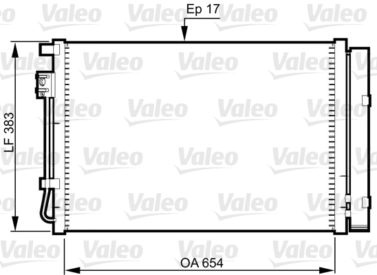 Airco condensor Valeo 814362