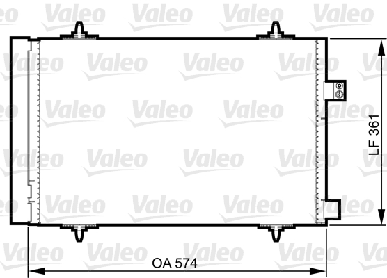 Airco condensor Valeo 814363