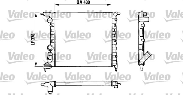 Radiateur Valeo 816658