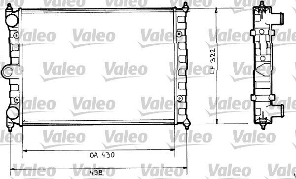 Radiateur Valeo 816703