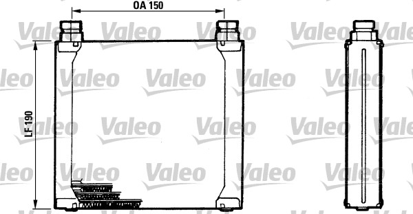 Oliekoeler motorolie Valeo 816748