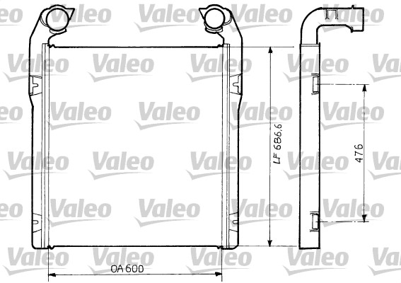 Interkoeler Valeo 816797