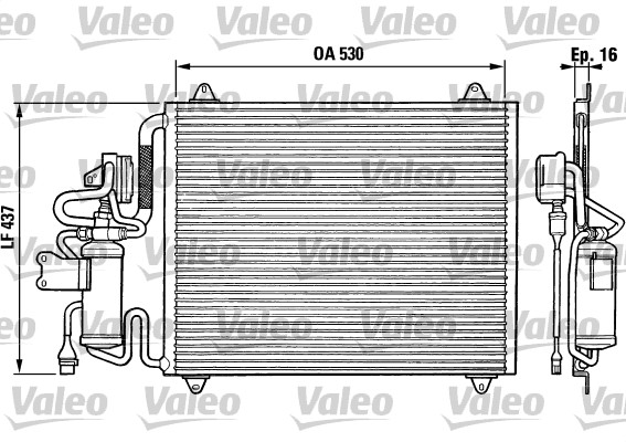 Airco condensor Valeo 816865