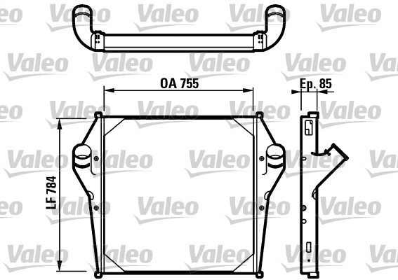 Interkoeler Valeo 816961