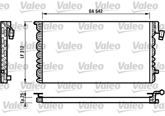 Airco condensor Valeo 816964