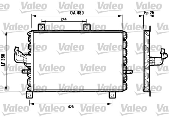 Airco condensor Valeo 816965