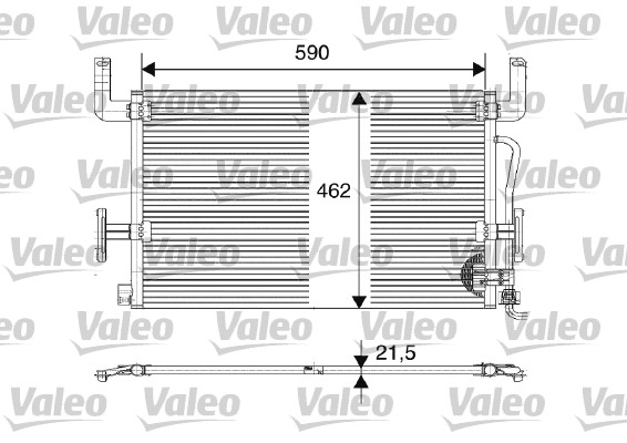 Airco condensor Valeo 816980