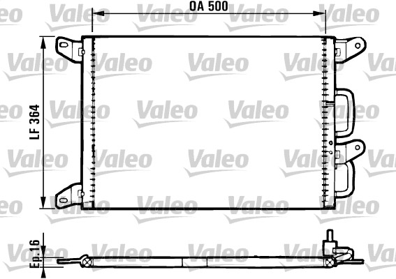 Airco condensor Valeo 816985