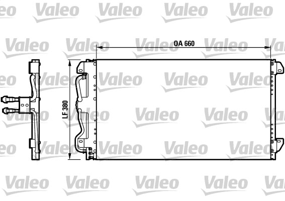 Airco condensor Valeo 816991