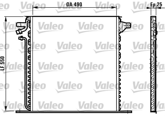 Airco condensor Valeo 817011