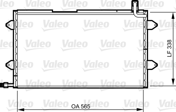 Airco condensor Valeo 817024