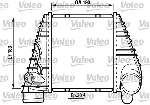 Interkoeler Valeo 817063