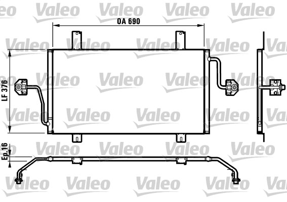 Airco condensor Valeo 817065