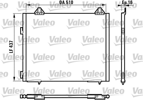 Airco condensor Valeo 817067