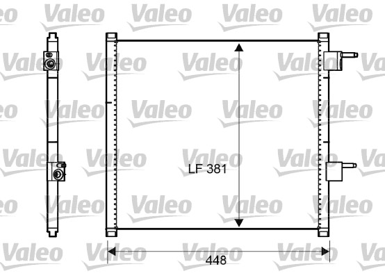 Airco condensor Valeo 817225