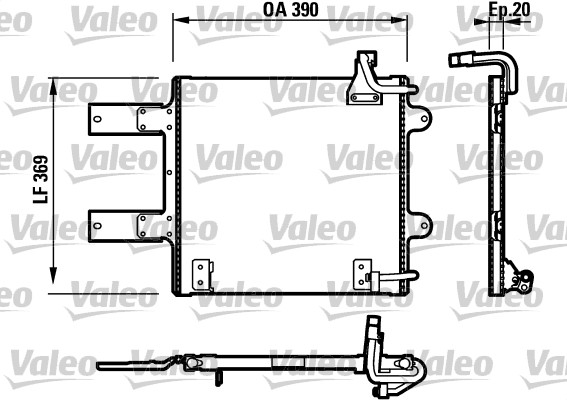 Airco condensor Valeo 817246