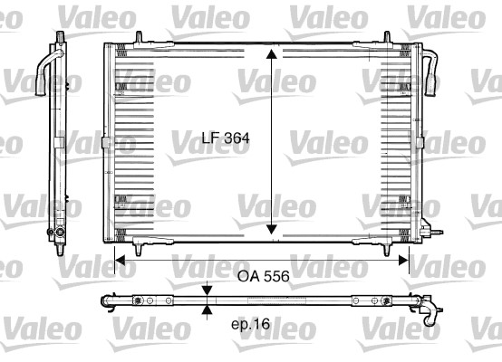 Airco condensor Valeo 817283