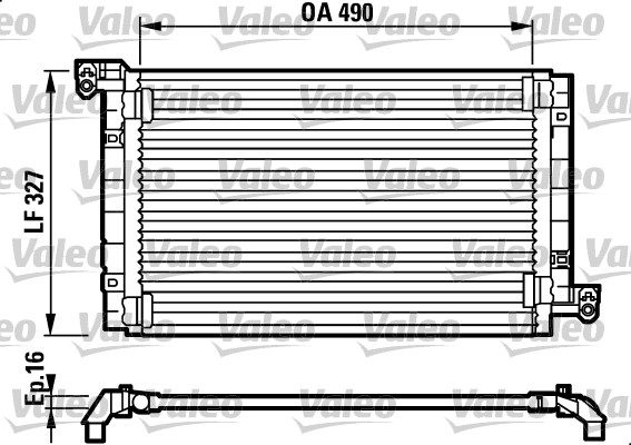 Airco condensor Valeo 817384