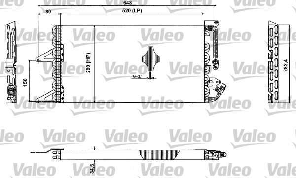 Airco condensor Valeo 817411