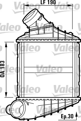 Interkoeler Valeo 817459