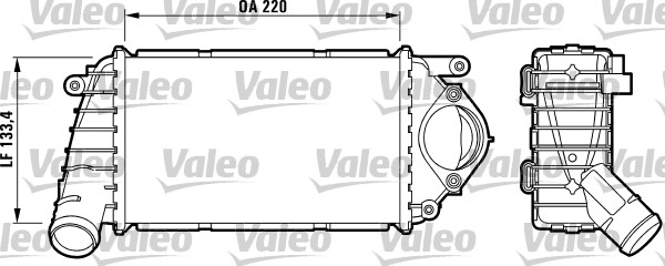 Interkoeler Valeo 817486