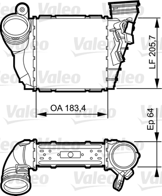 Interkoeler Valeo 817557