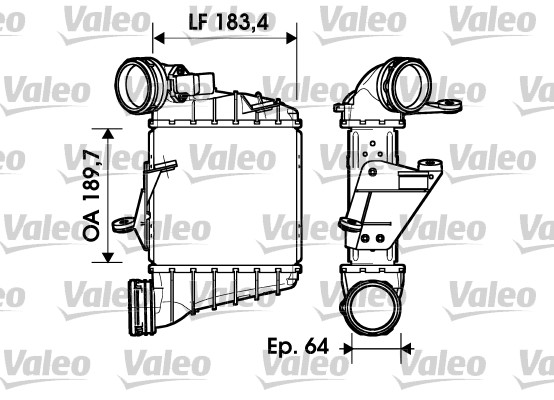 Interkoeler Valeo 817558