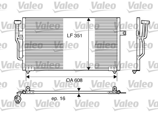 Airco condensor Valeo 817559