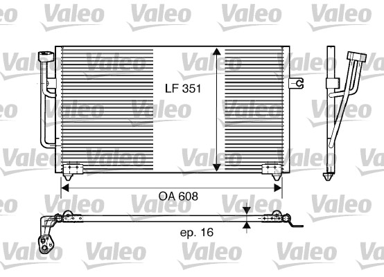 Airco condensor Valeo 817560