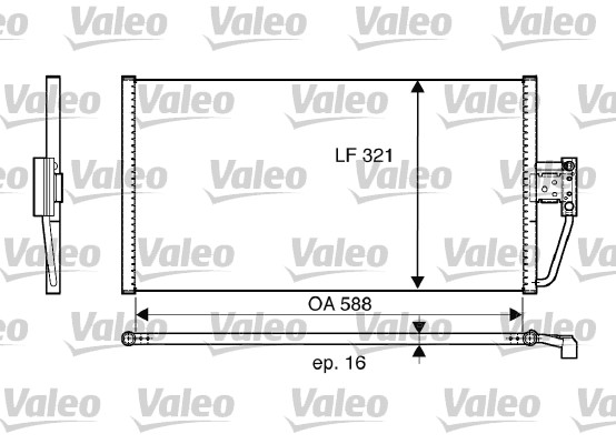 Airco condensor Valeo 817561