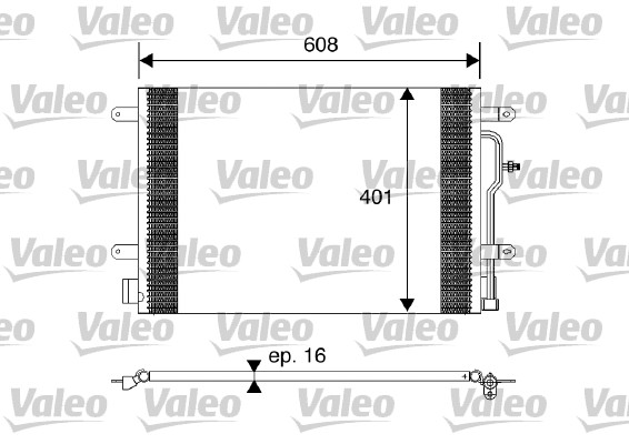 Airco condensor Valeo 817569