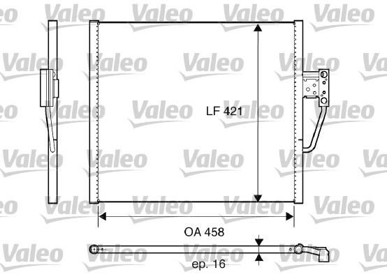 Airco condensor Valeo 817607