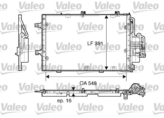 Airco condensor Valeo 817609