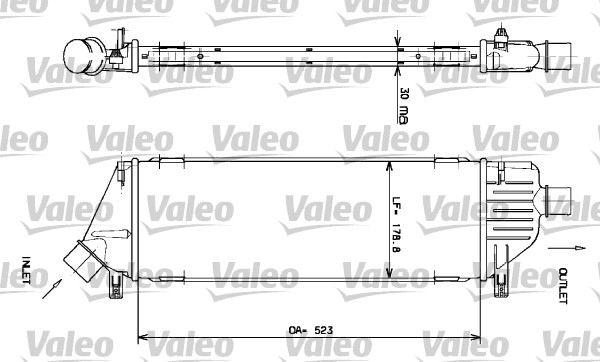 Interkoeler Valeo 817640