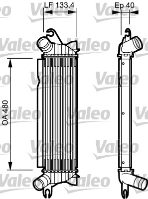 Interkoeler Valeo 817654