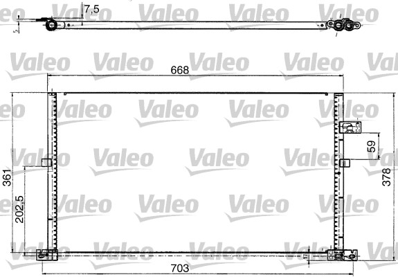 Airco condensor Valeo 817657