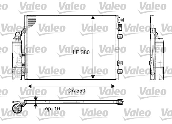 Airco condensor Valeo 817661