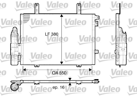 Airco condensor Valeo 817662