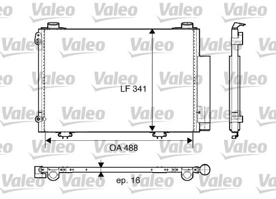 Airco condensor Valeo 817674