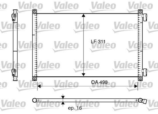 Airco condensor Valeo 817685