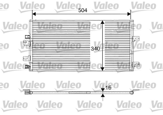 Airco condensor Valeo 817687