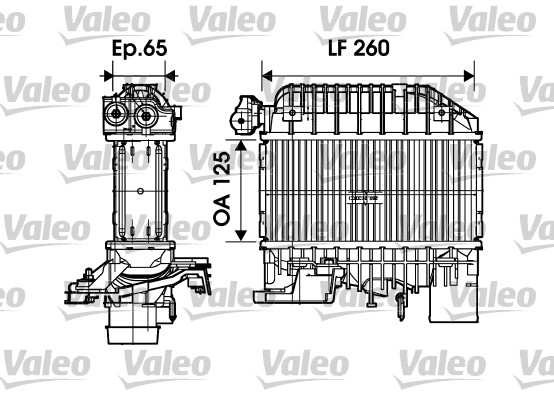 Interkoeler Valeo 817698