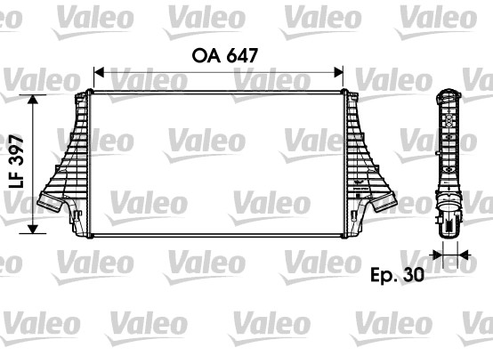 Interkoeler Valeo 817729