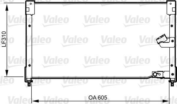 Airco condensor Valeo 817781