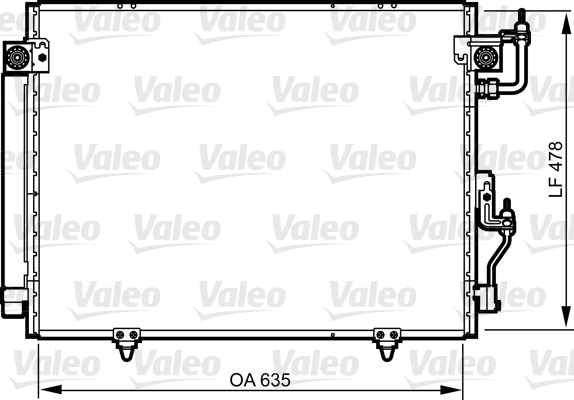 Airco condensor Valeo 817790