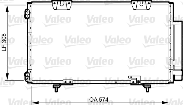 Airco condensor Valeo 817802